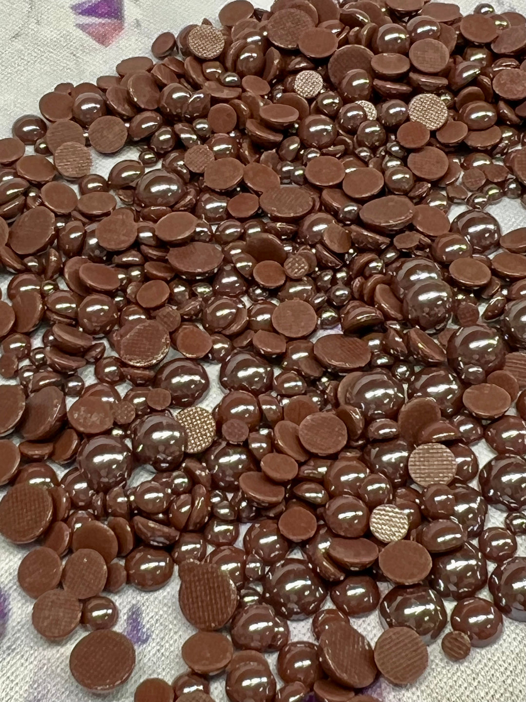 KiraKira Porcelain Pearls - Cocoa