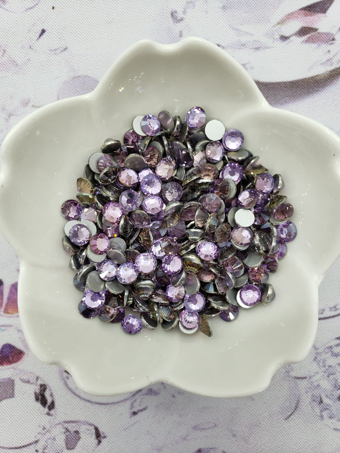 Pink Purple - KiraKira Glass Rhinestones by CrystalNinja