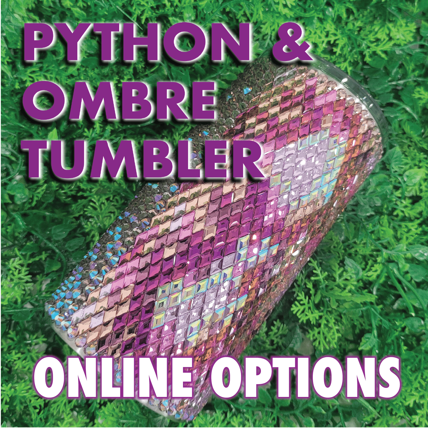 rhinestone-python-print-vertical-ombre-16oz-crystalninja