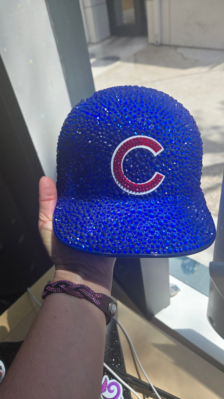 MLB Cubs Display helmet Skataski Crystals