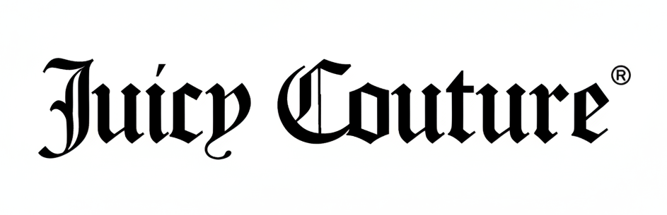 Juicy Couture logo on a white background