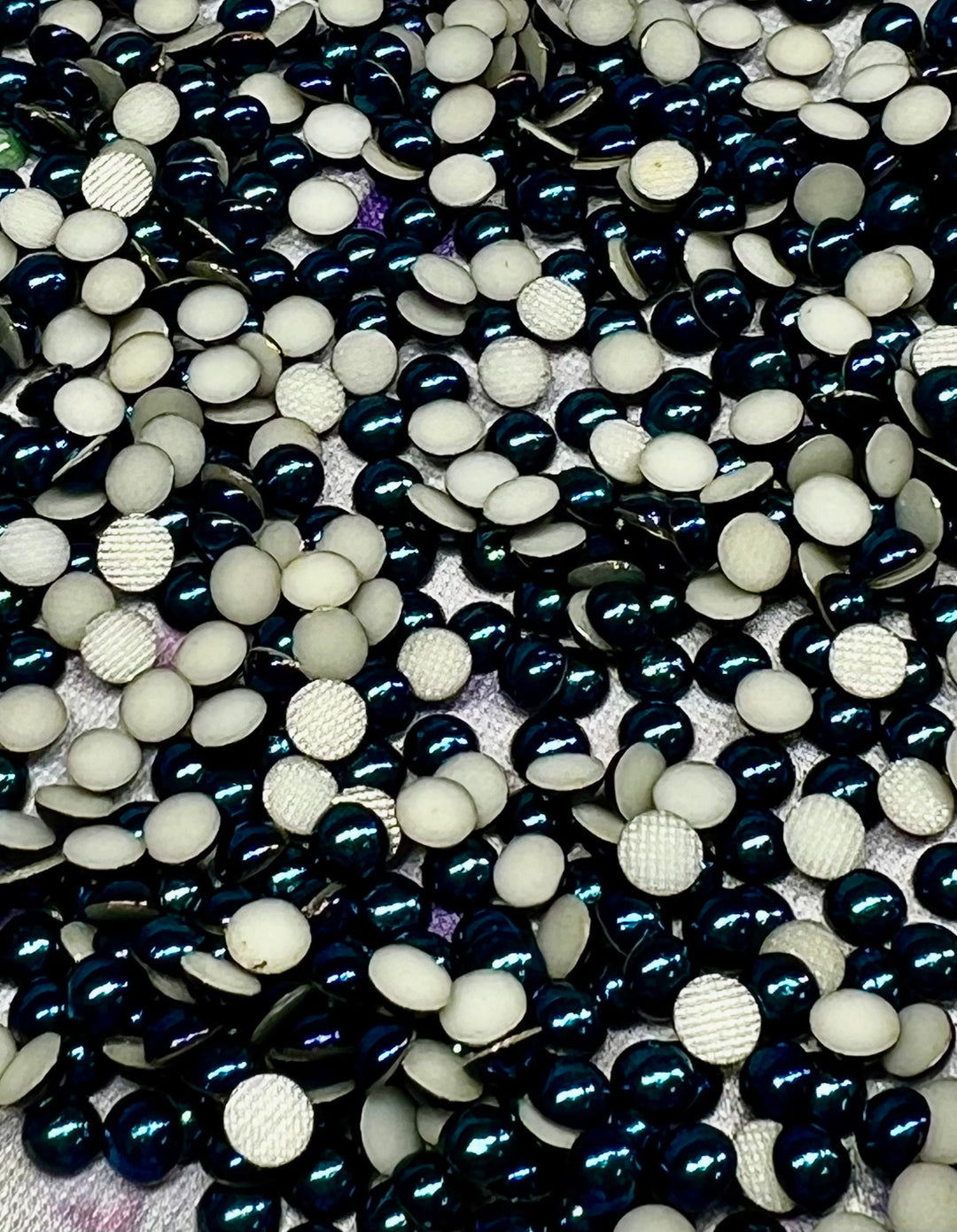 KiraKira Porcelain Pearls - Metallic Blue