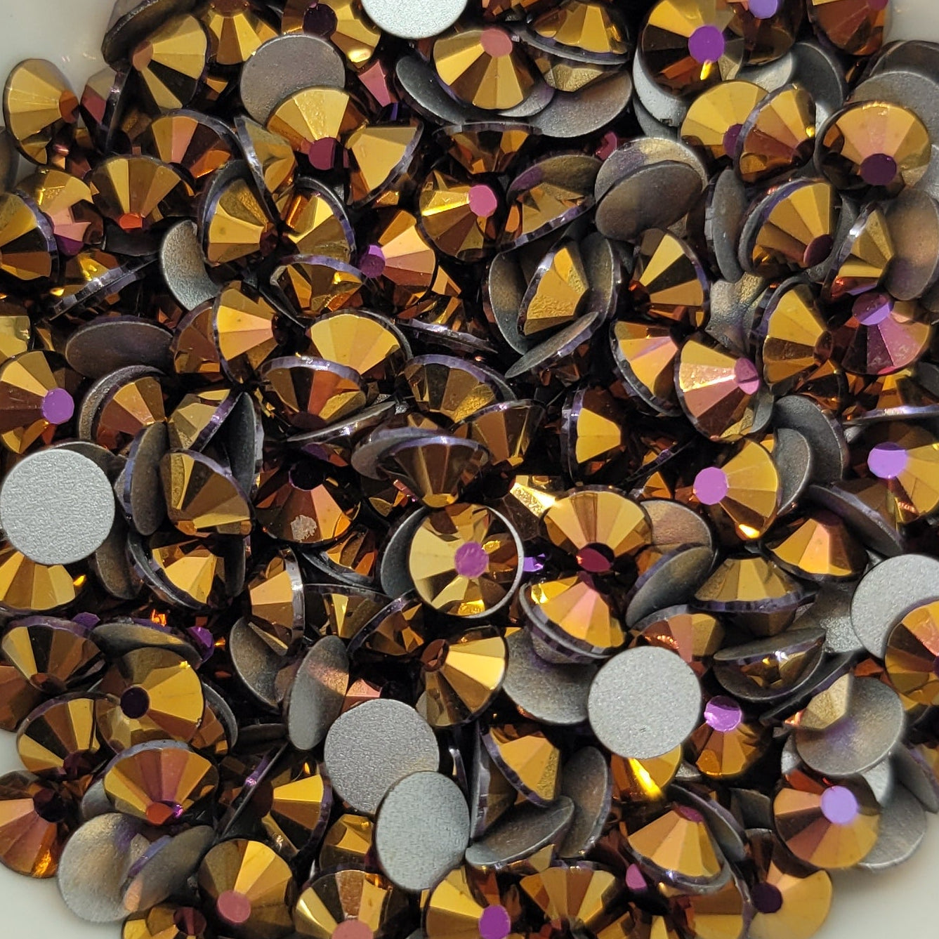 Metallic Coating Rhinestones | KiraKira Glass | CrystalNinja