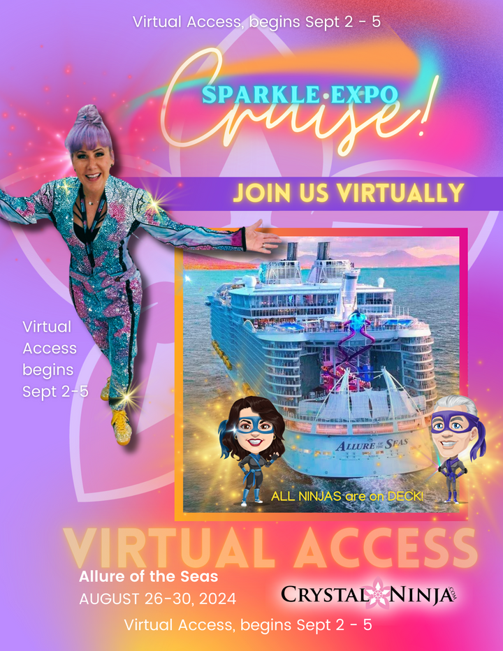 *VIRTUAL Sparkle Expo! Allure of the Seas Class & Crystal Cruise! Miami to Nassau: Aug 26-Aug 30