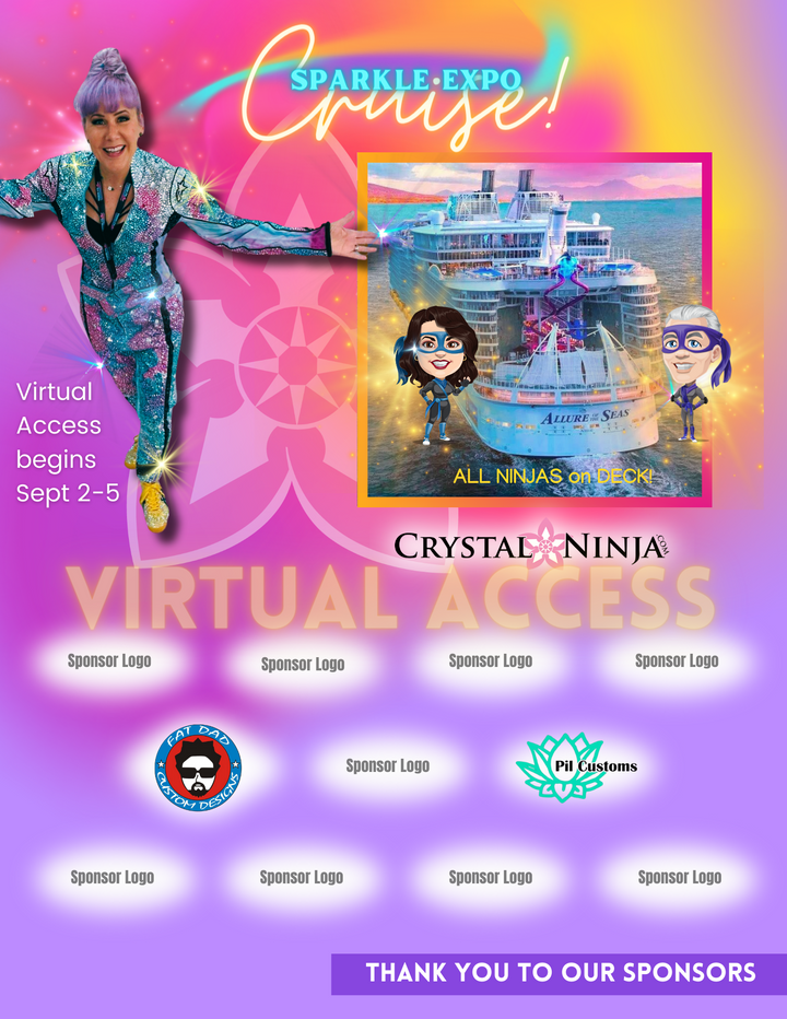 *VIRTUAL Sparkle Expo! Allure of the Seas Class & Crystal Cruise! Miami to Nassau: Aug 26-Aug 30