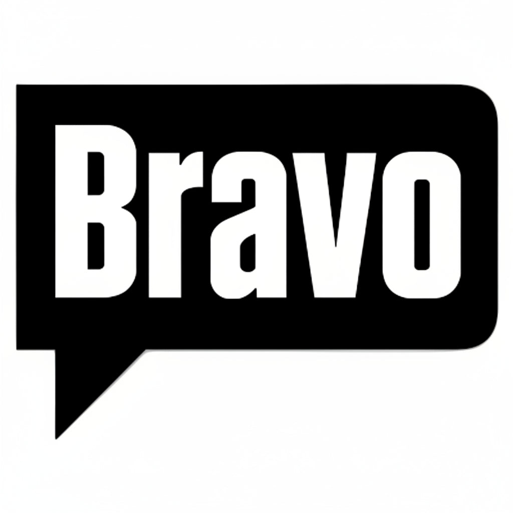Bravo logo in a speech bubble on a transparent background