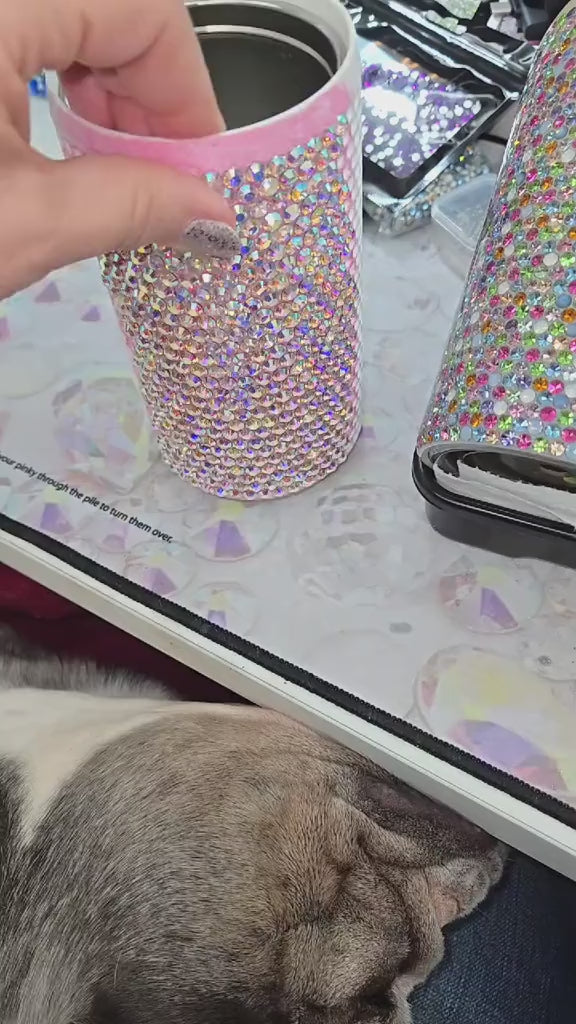 Diamond Sleeve Kit  w KiraKira K9 Glass Chatons - MEDIUM STONE SIZE
