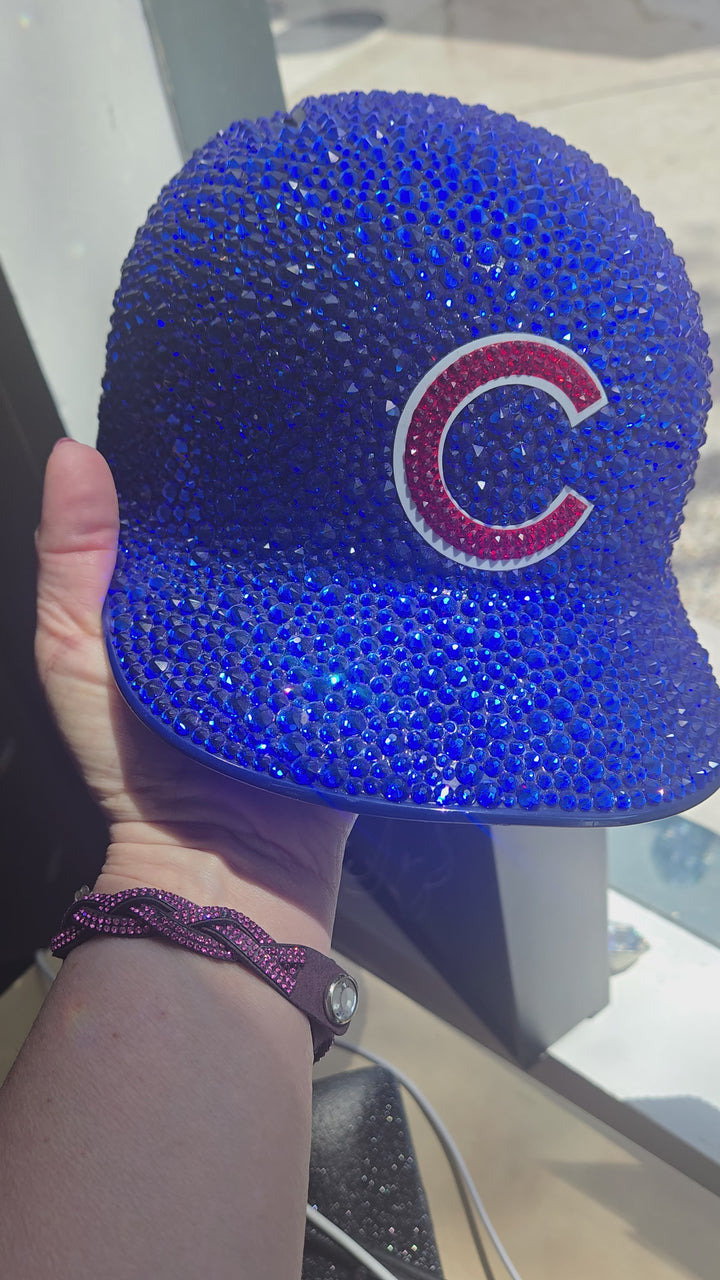MLB Cubs Display helmet Skataski Crystals