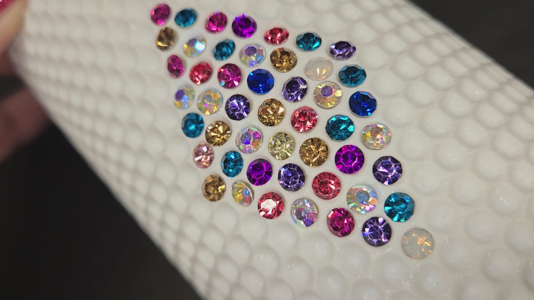 Diamond Sleeve Kit  w KiraKira K9 Glass Chatons - MEDIUM STONE SIZE