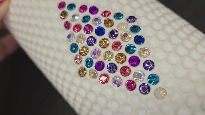Diamond Sleeve Kit  w KiraKira K9 Glass Chatons - MEDIUM STONE SIZE