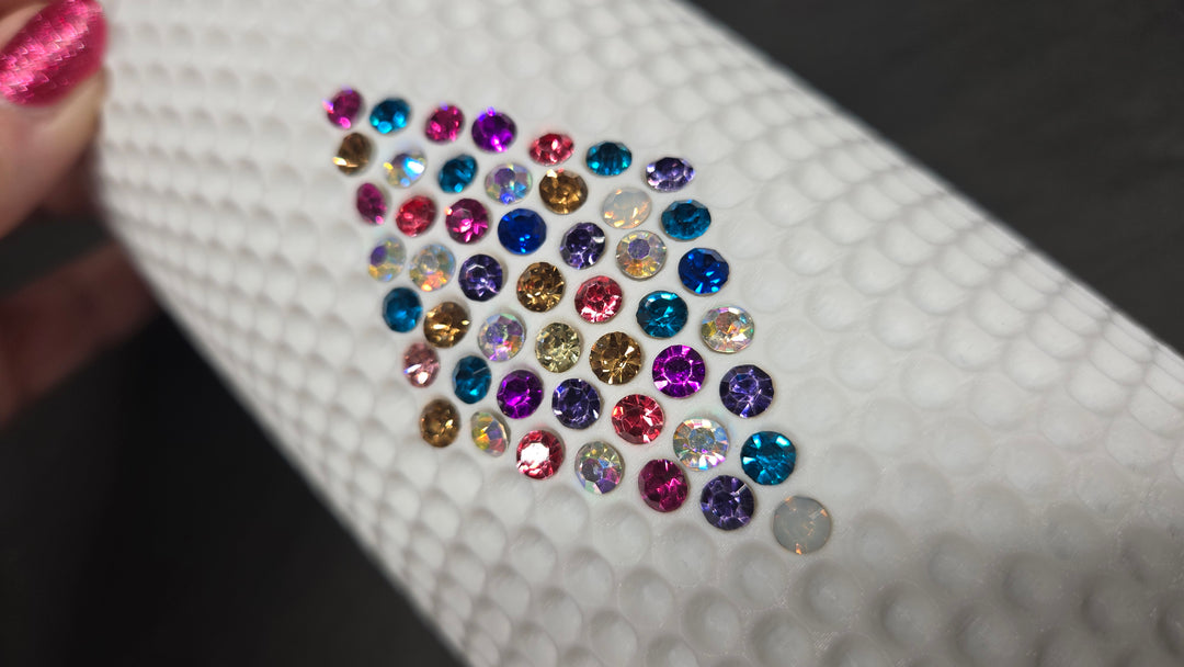 Diamond Sleeve Kit  w KiraKira K9 Glass Chatons - MEDIUM STONE SIZE