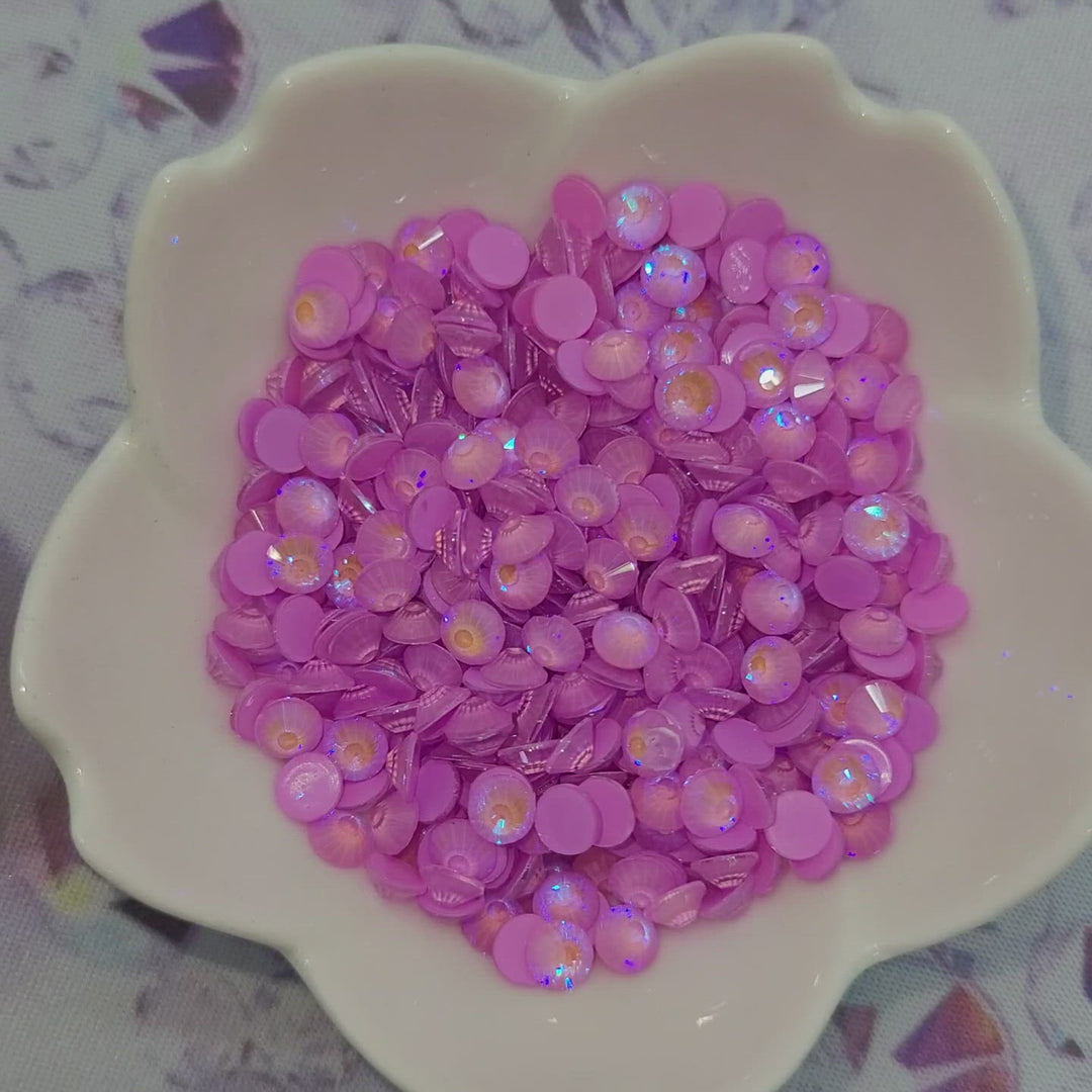 Mocca Light Purple AB  - KiraKira Glass Rhinestones by CrystalNinja