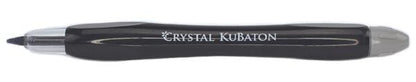 Crystal Kubaton tool picking up a single rhinestone, close up showing the wax tip in action.