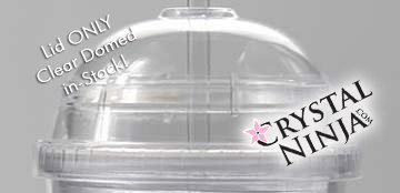 LID ONLY: Clear Acrylic Double walled Dome Tumbler LID Fits 20oz