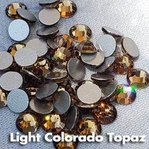Light Colorado Topaz - KiraKira Glass Rhinestones by CrystalNinja
