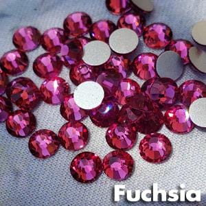 Fuchsia - KiraKira Glass Rhinestones by CrystalNinja