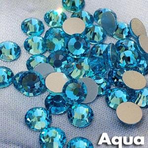 Aqua - KiraKira Glass Rhinestones by CrystalNinja