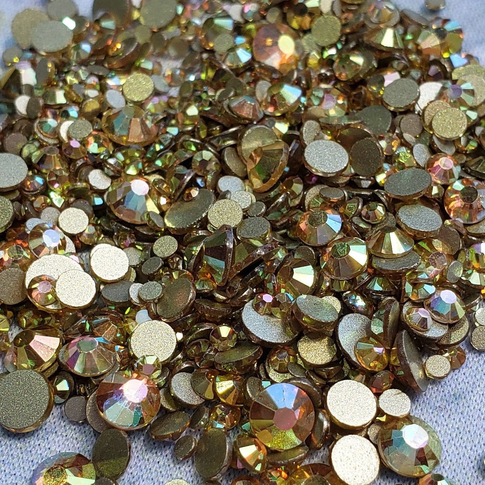 Sunny Gold - KiraKira Glass Rhinestones by CrystalNinja