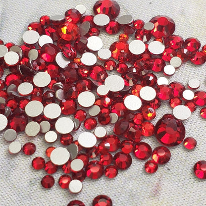 Light Siam - KiraKira Glass Rhinestones by CrystalNinja