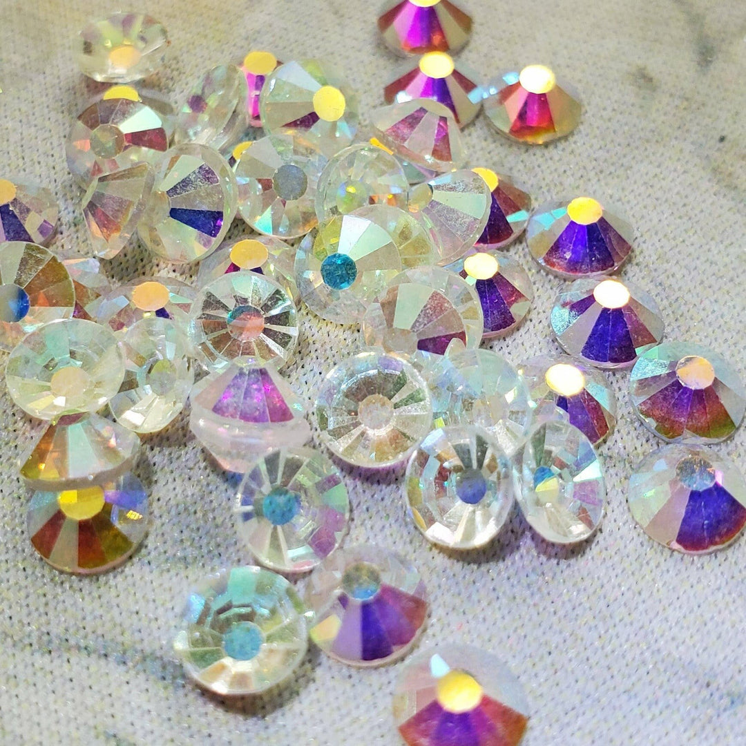 Clear transparent glass rhinestones