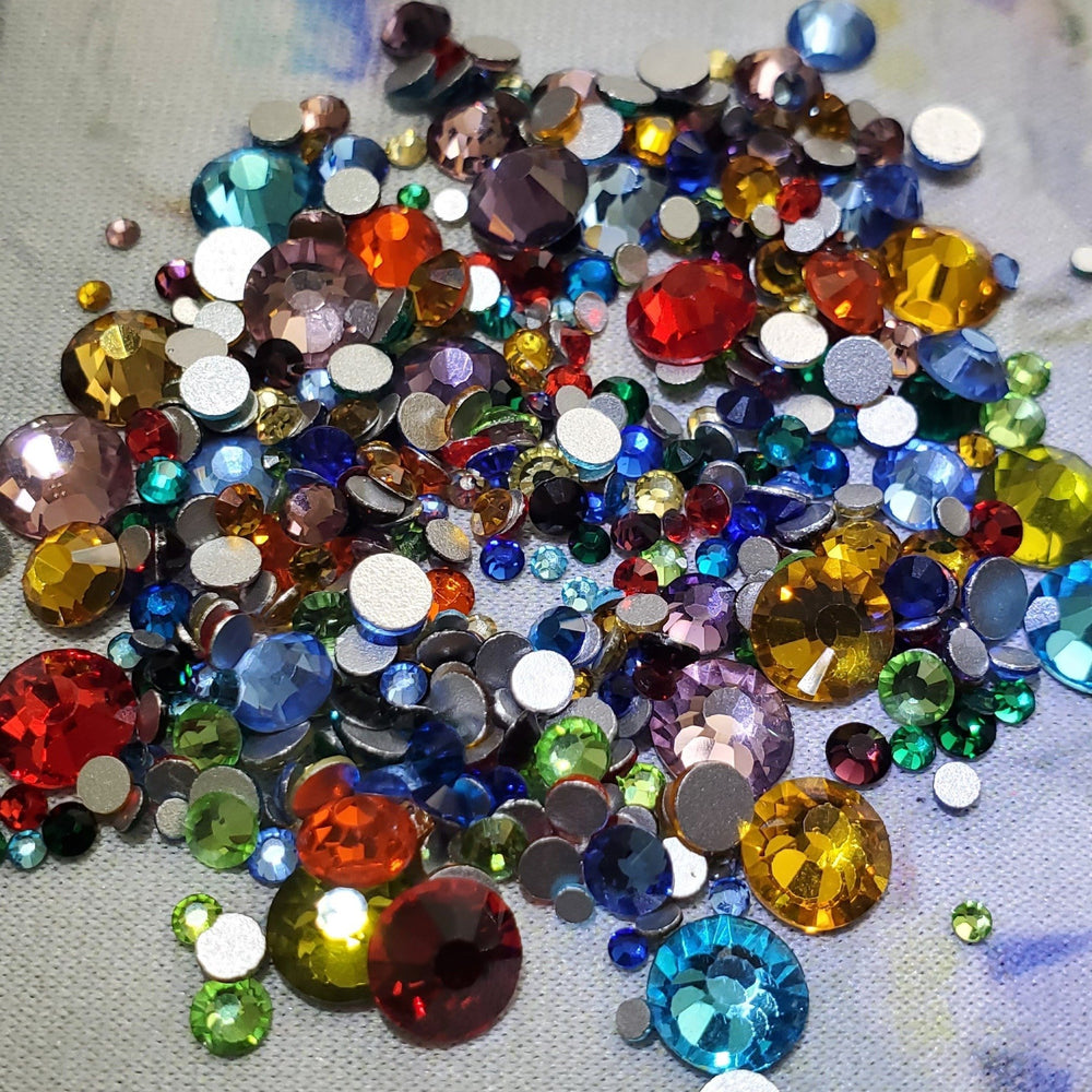 Basic Colors MIX - KiraKira Glass Rhinestones by CrystalNinja