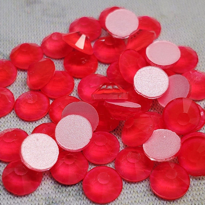 Neon Red - KiraKira Glass Rhinestones by CrystalNinja