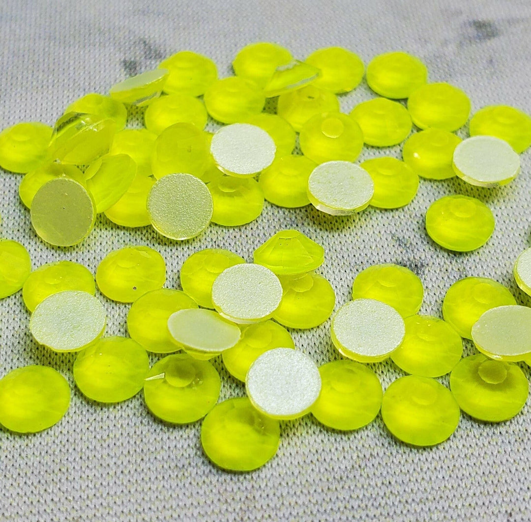 Neon Citrine - KiraKira Glass Rhinestones by CrystalNinja Choose Size ss30-288pc./2Gr.