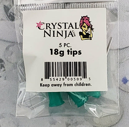 18g, 5pc syringe Tips