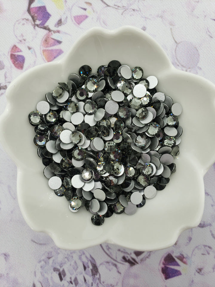 Black Diamond - KiraKira Glass Rhinestones by CrystalNinja