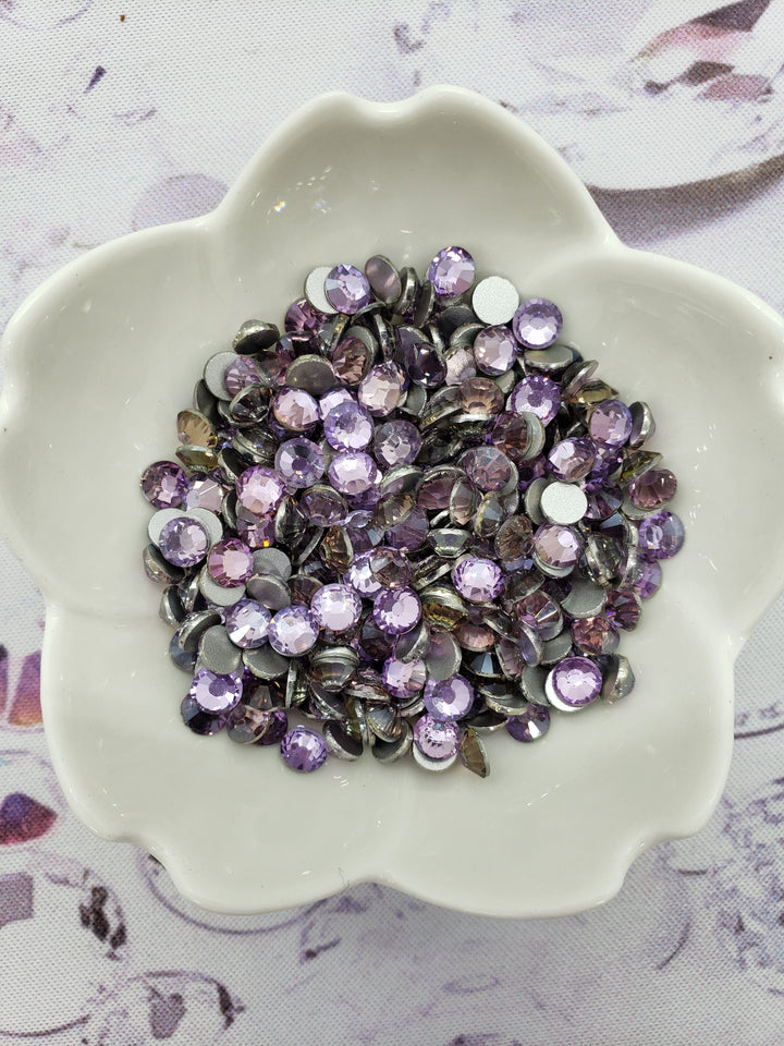 Pink Purple - KiraKira Glass Rhinestones by CrystalNinja