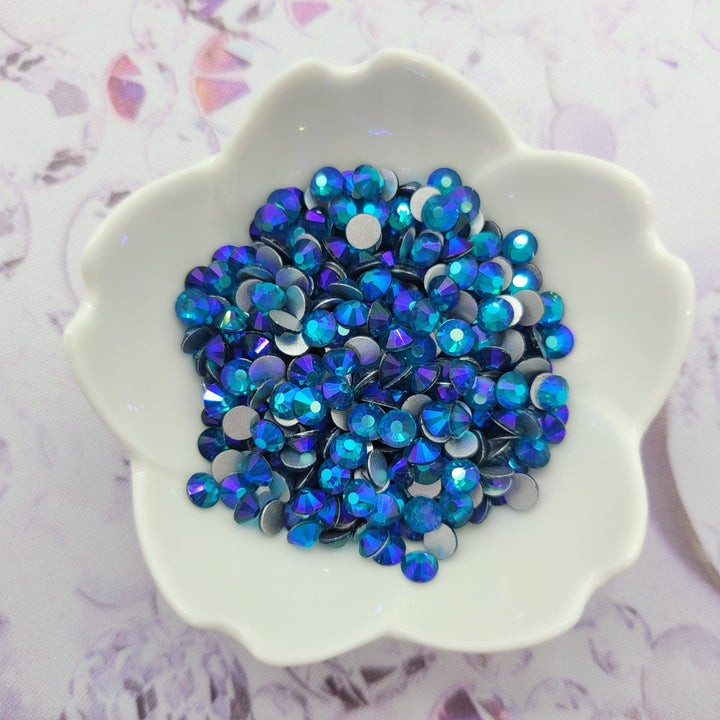 Blue Zircon AB - KiraKira Glass Rhinestones by CrystalNinja