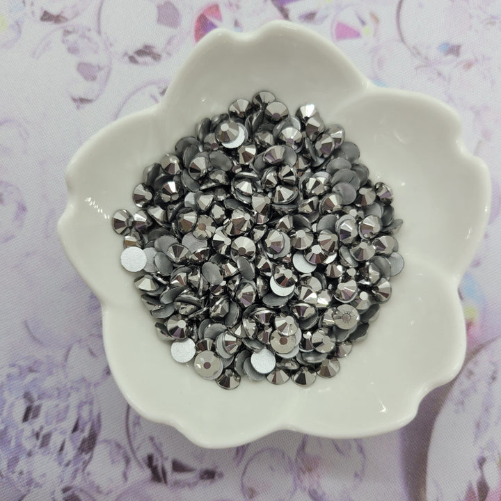 Crystal Hematite - KiraKira Glass Rhinestones by CrystalNinja