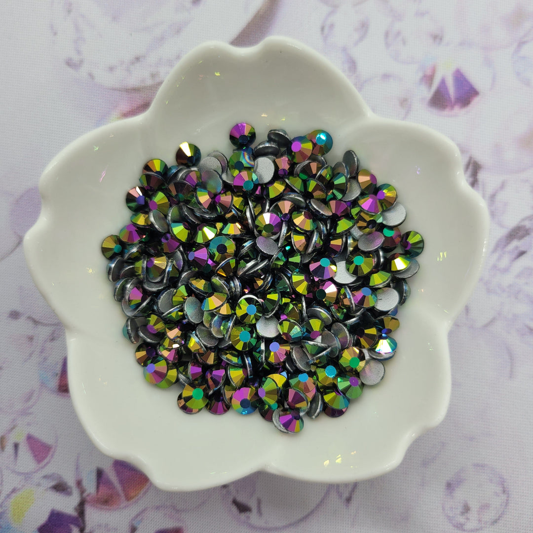 Mardi Gras - KiraKira Glass Rhinestones by CrystalNinja