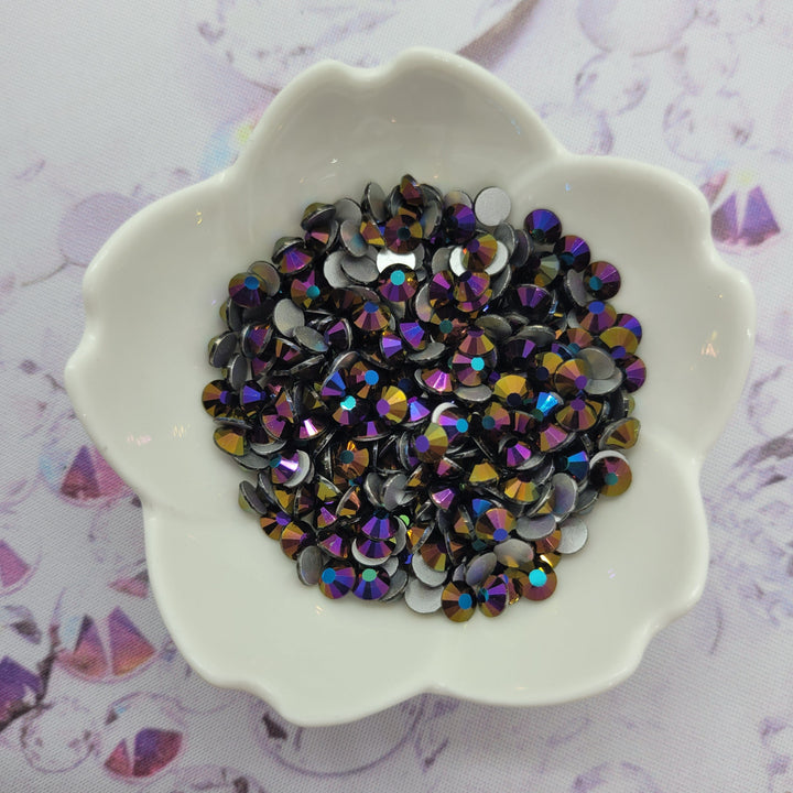 Purple (Flare) Flame  - KiraKira Glass Rhinestones by CrystalNinja