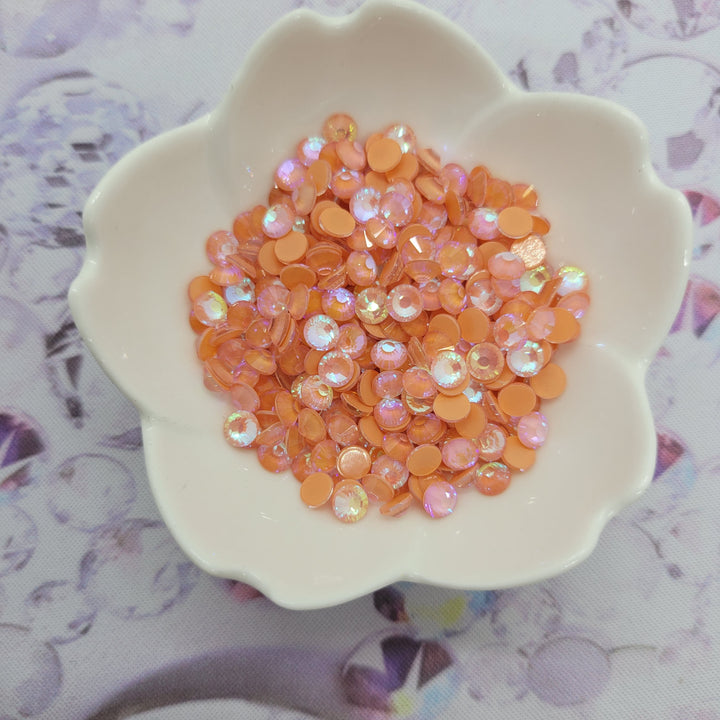 Mocca Orange AB - KiraKira Glass Rhinestones by CrystalNinja