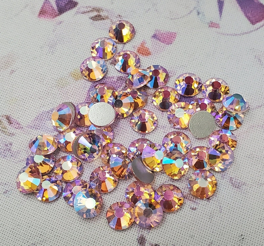 Light Rose AB - KiraKira Glass Rhinestones by CrystalNinja