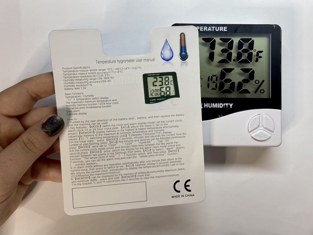Thermometers for advertising calendars