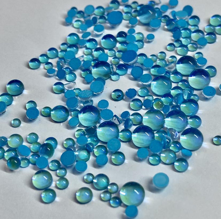 Mameido Bubble - Azure - KiraKira Rhinestones by Crystal Ninja