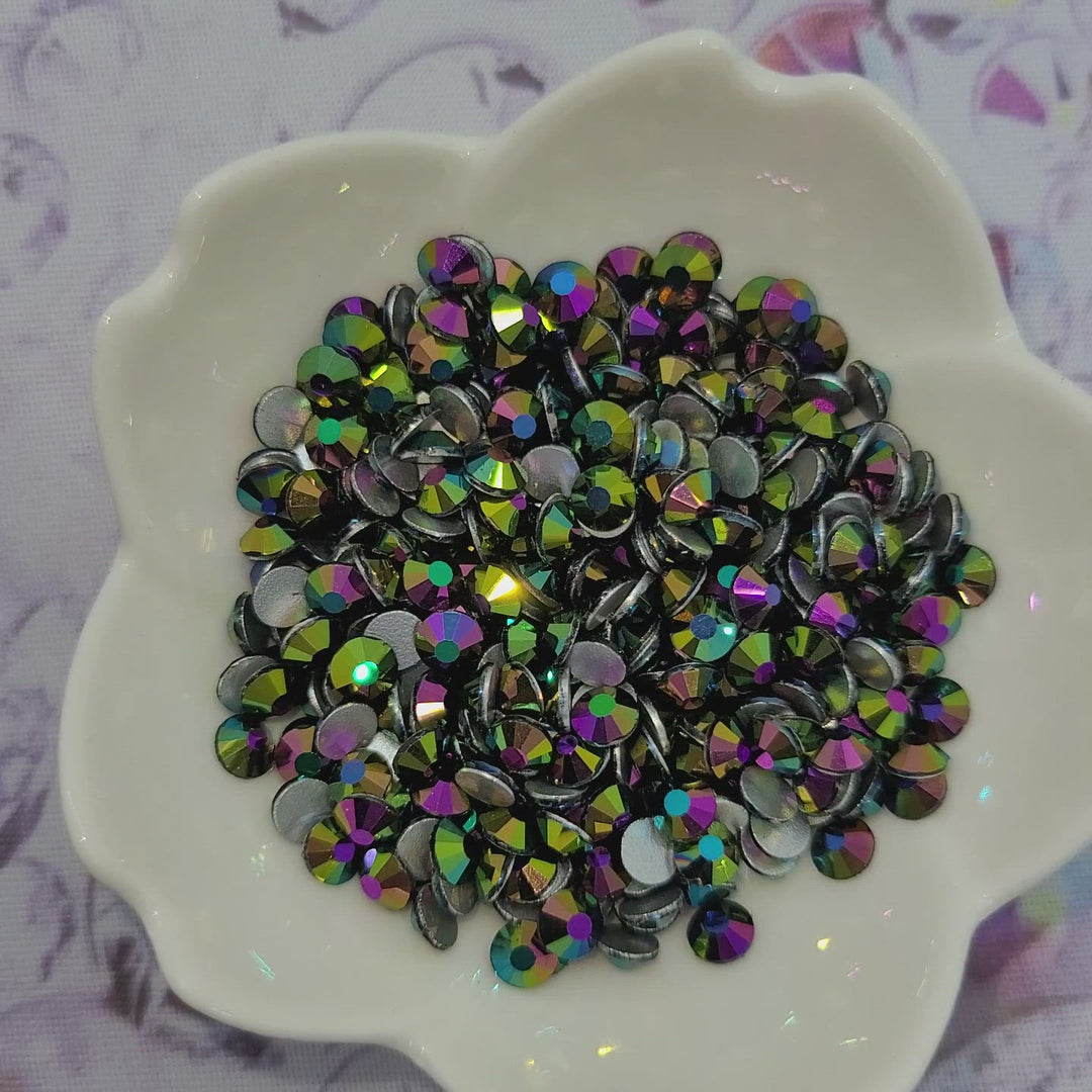 Mardi Gras - KiraKira Glass Rhinestones by CrystalNinja