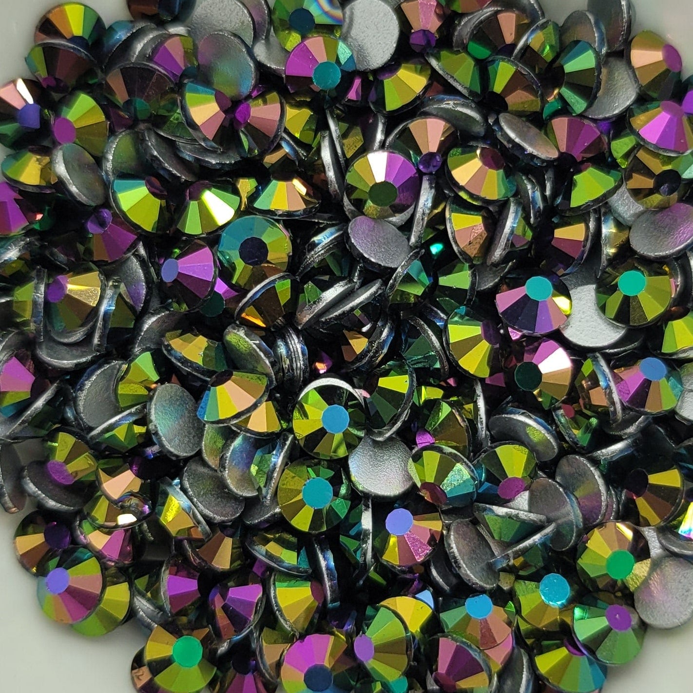 Metallic Coating Rhinestones | KiraKira Glass | CrystalNinja