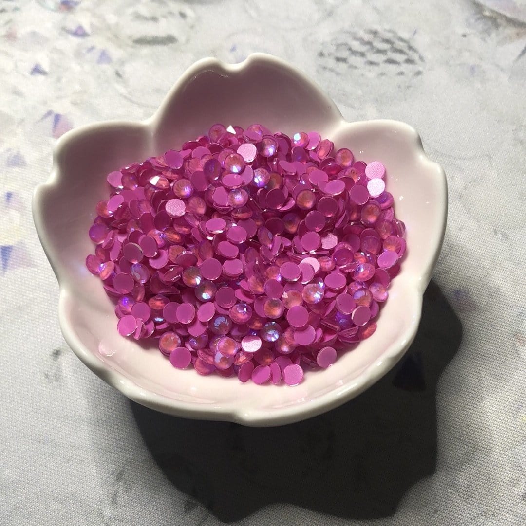 Mocca Pink AB- KiraKira Glass Rhinestones by CrystalNinja